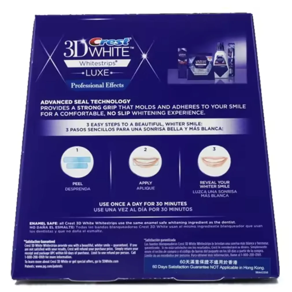 Back of box